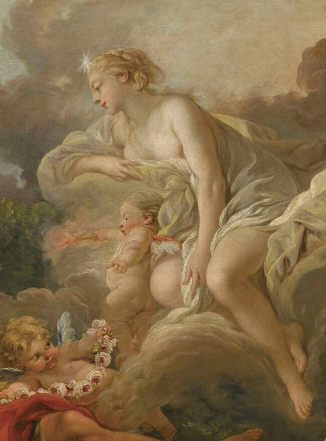 Détail de Céphale et Aurore François Boucher