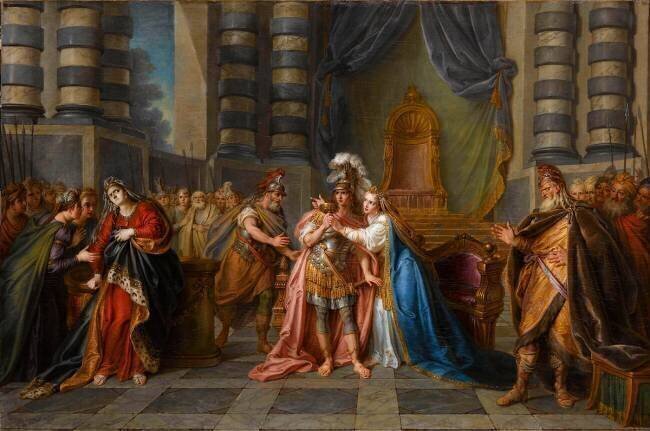 Cléopâtre avalant le poison Charles-Antoine Coypel