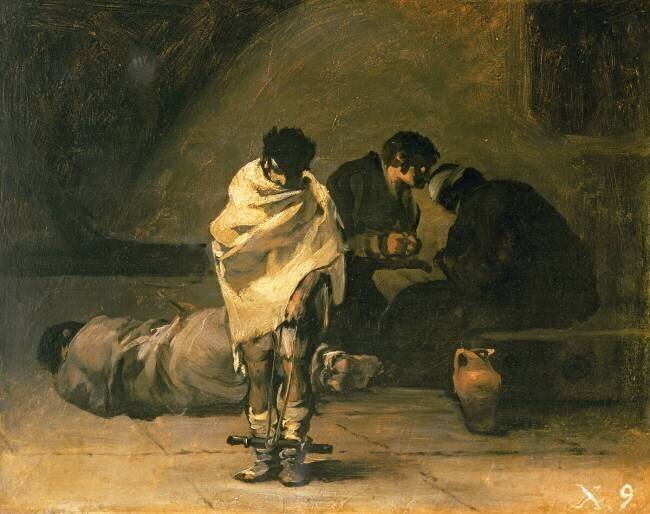 Confession en prison Francisco de Goya