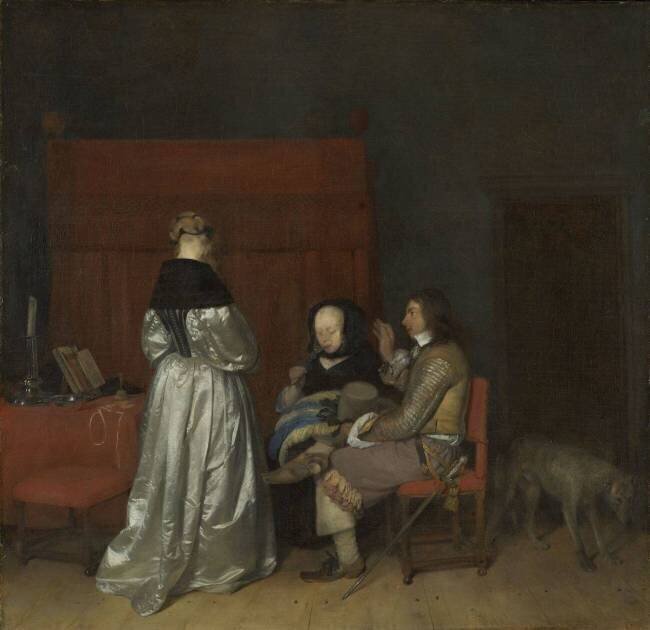 Conversation Galante Gérard ter Borch