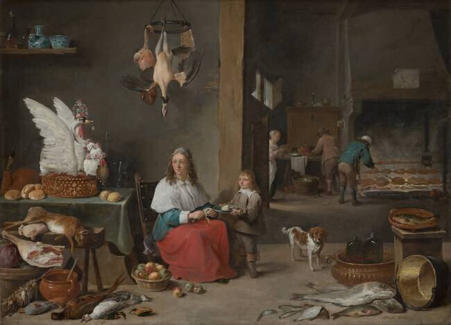 Cuisine intérieure David Teniers le Jeune