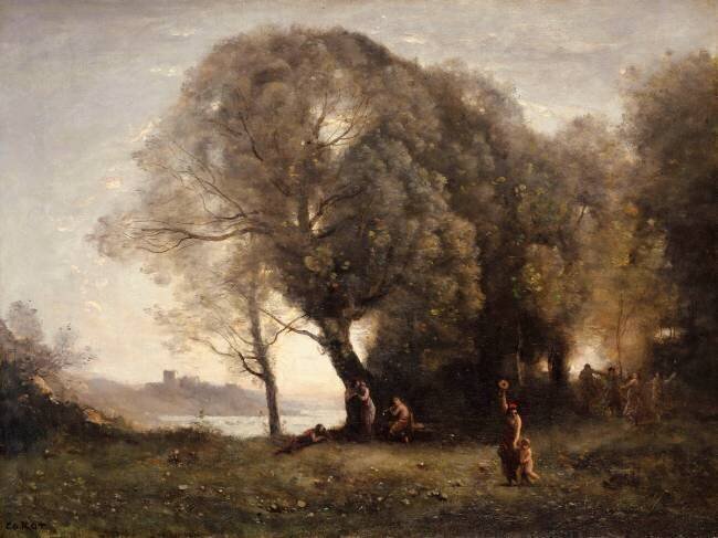 Danses virgiliennes Jean-Baptiste Camille Corot