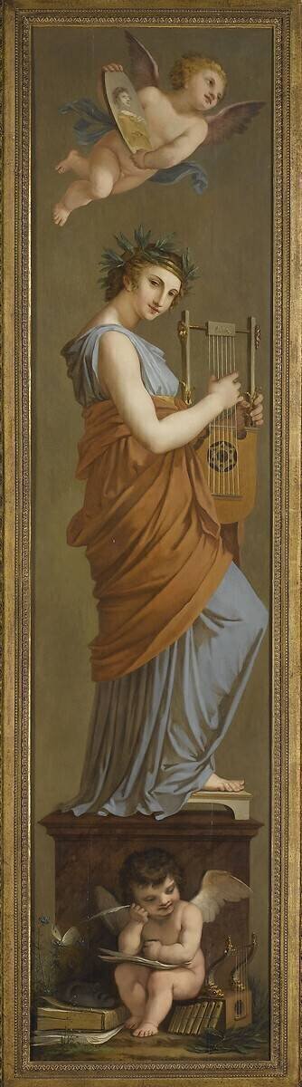Décor du salon de la Richesse de l'hôtel de Lannoy : Les Arts Pierre Paul Prud'hon