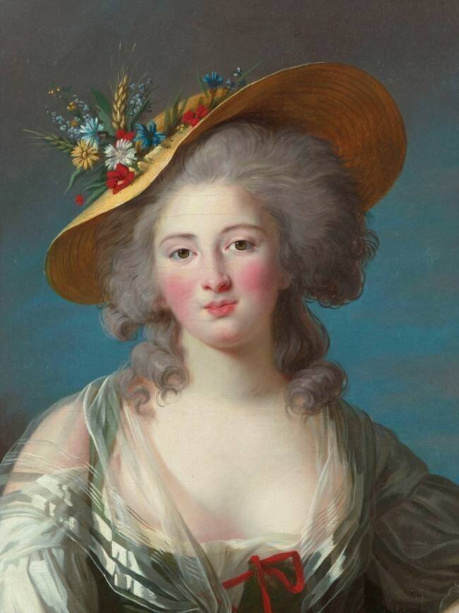 Détail de Elisabeth Philippine Marie Hélène de France, dite Madame Elisabeth Elisabeth Vigée Le Brun