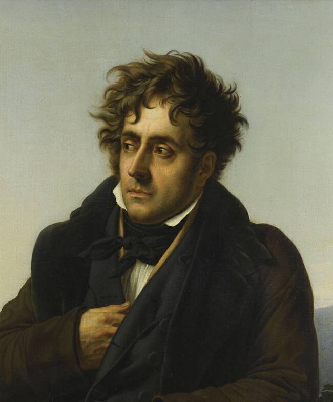 Détail de François-René, vicomte de Chateaubriand (1768-1848) (détail) Anne-Louis Girodet