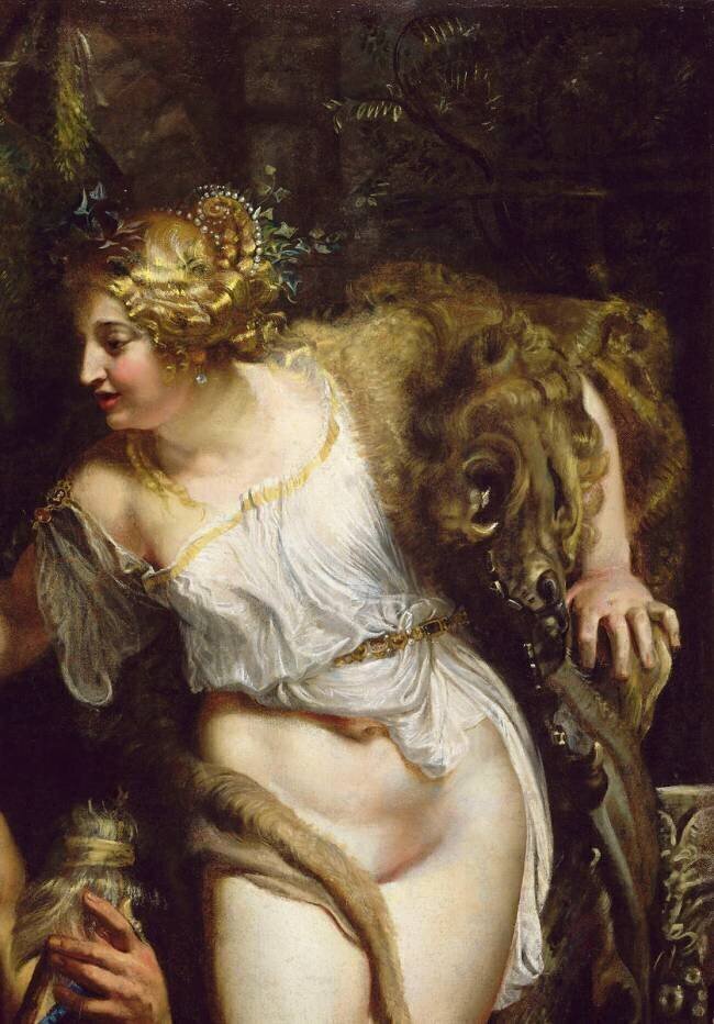 Détail de Hercule et Omphale Pierre Paul Rubens