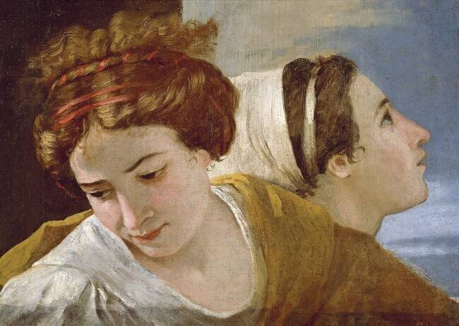 Détail de L'adoration du veau d'or Nicolas Poussin