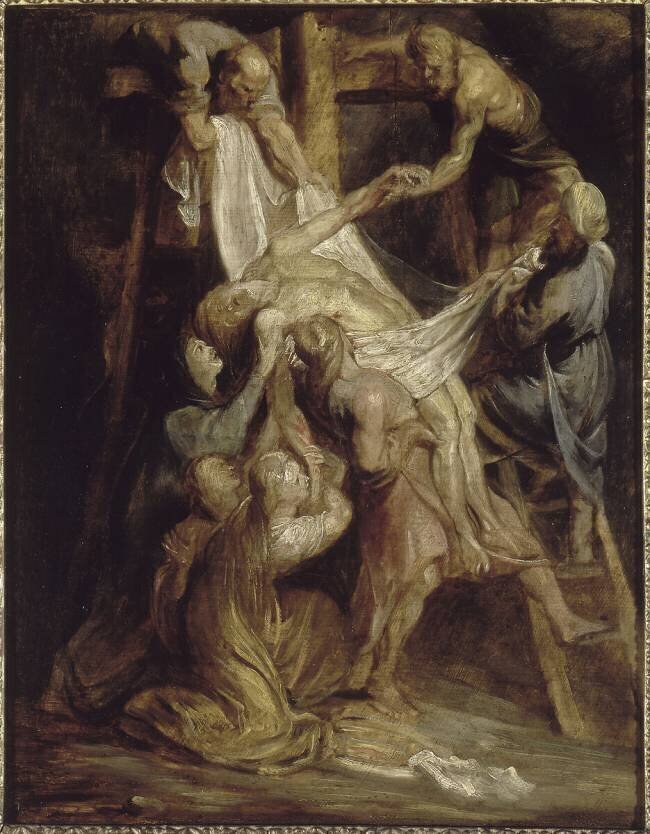 Descente de croix (esquisse) Pierre Paul Rubens