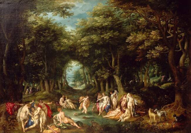 Diane découvrant la grossesse de Callisto Hendrick de Clerck