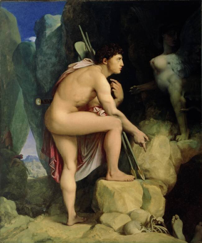 Œdipe et le Sphinx Jean-Auguste-Dominique Ingres