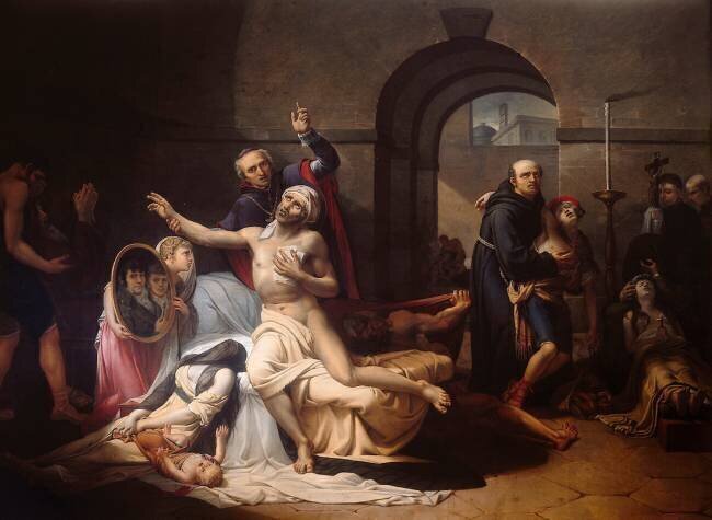 Episode de la fièvre jaune à Valence 1804 José Aparicio
