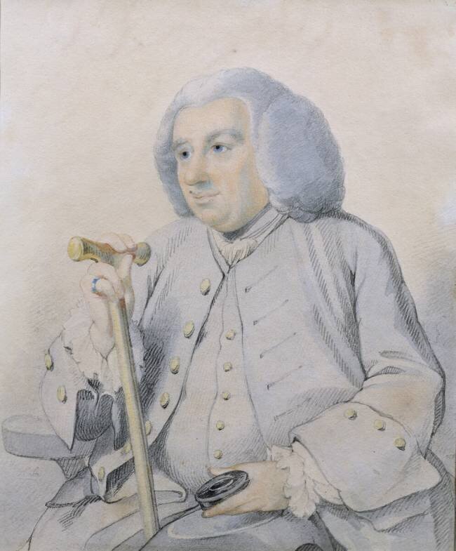 Esquisse du portrait d'Andrew Drummond Johan Zoffany