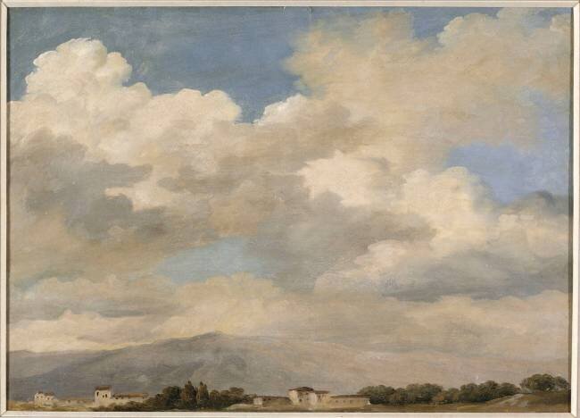 Etude de ciel au Quirinal Pierre Henri de Valenciennes