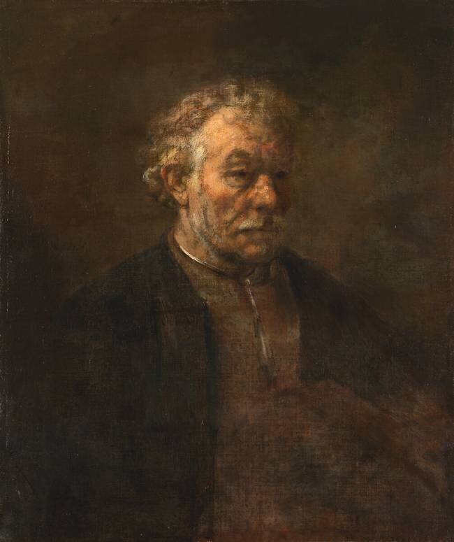 Étude d'un vieil homme Rembrandt