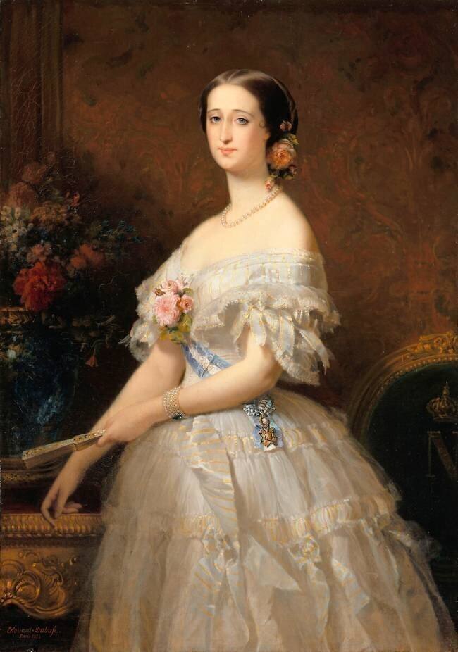 Eugénie de Montijo, impératrice des Français (1826-1920) Edouard-Louis Dubufe