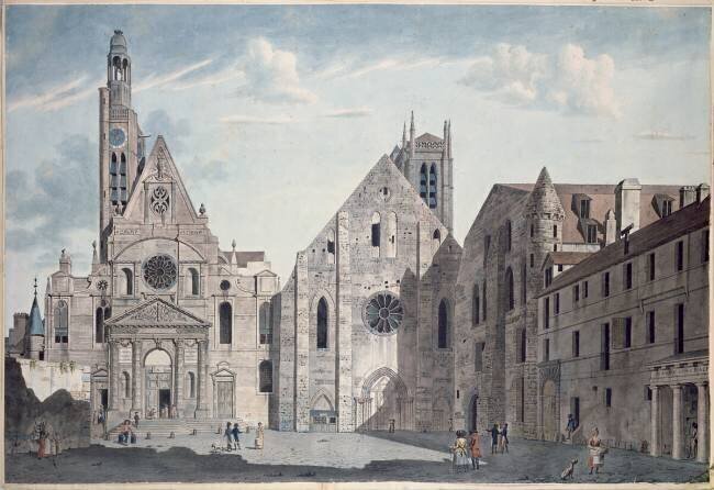 Façades des églises Sainte-Geneviève et Saint-Étienne du Mont Angelo Garbizza