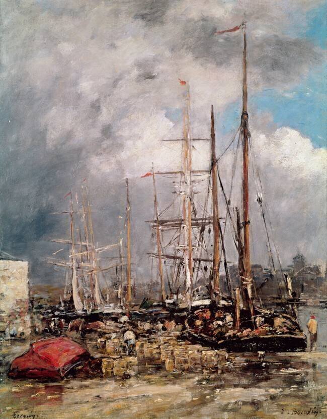 Fécamp Eugène Boudin