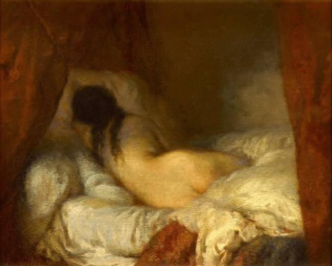 Femme nue couchée Jean-François Millet