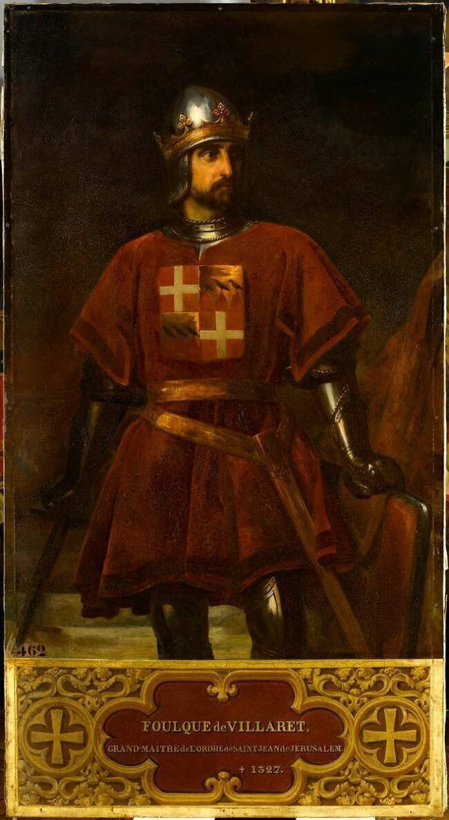 Foulques de Villaret maître de l'ordre de Saint-Jean de Jérusalem (mort en 1327) Eugène Goyet