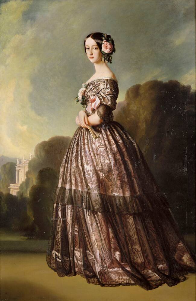 Françoise-Caroline-Jeanne-Raphaëlle de Bourbon-Bragance (1824-1898), princesse du Brésil Franz Xaver Winterhalter