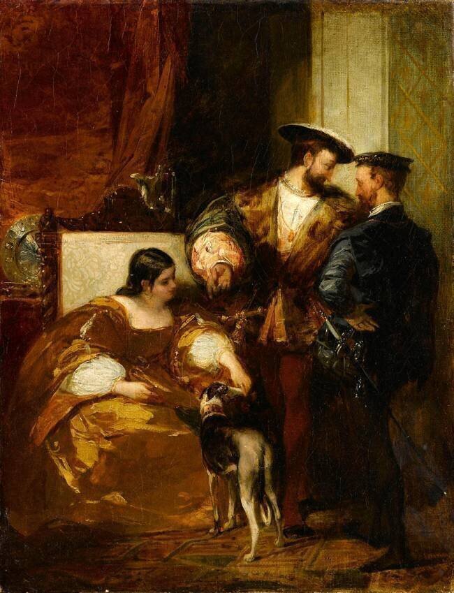 François Ier et la duchesse d'Etampes Richard Parkes Bonington