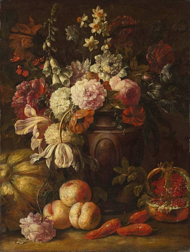 Fruits et fleurs Gaspar Pieter Verbruggen the Younger