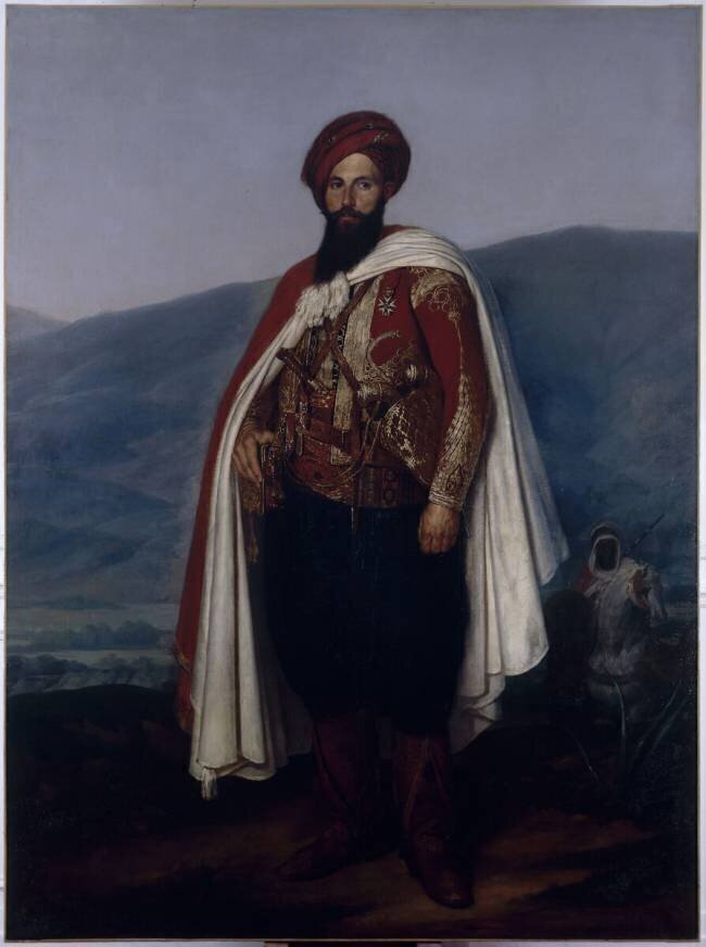 Guillaume-Stanislas Marey-Monge, colonel des spahis réguliers Jean-Baptiste Leclerc