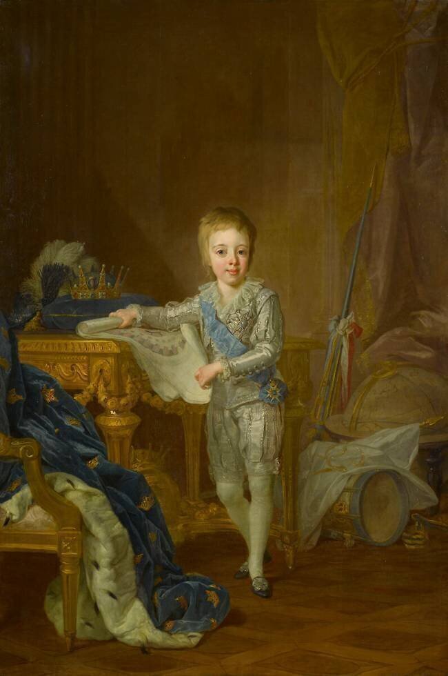Gustave IV Adolphe (1778-1837), roi de Suède, représenté enfant âgé de 7 ans Lorens Pasch