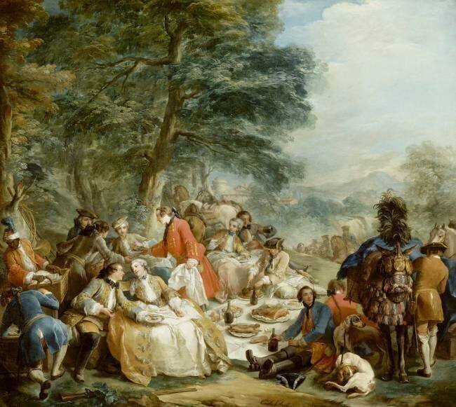 Halte de chasse Charles André van Loo