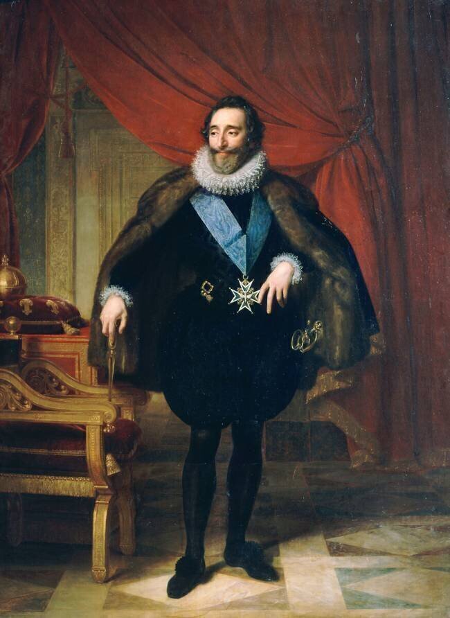 Henri IV en pied, roi de France et de Navarre (1553-1610) Louis Hersent
