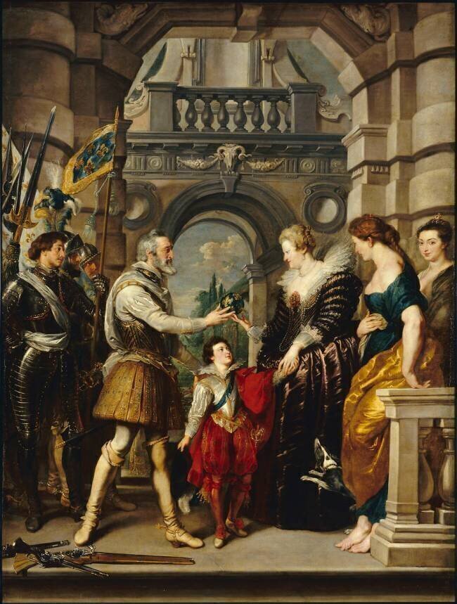 Henri IV part pour la guerre d'Allemagne Peter Paul Rubens