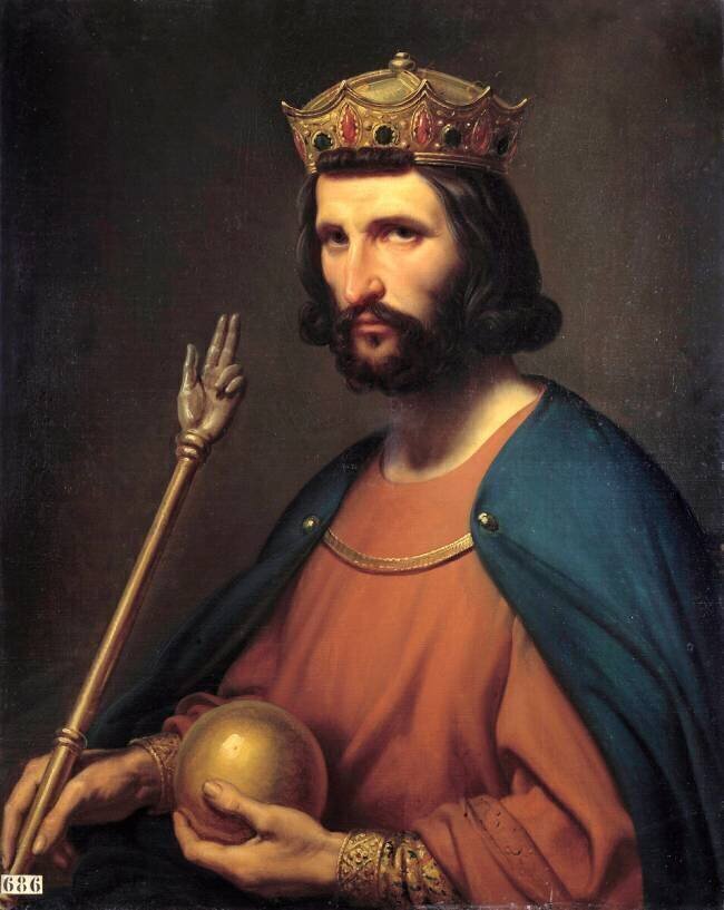 Hugues Capet, roi de France en 987, (vers 941- 996) Charles de Steuben