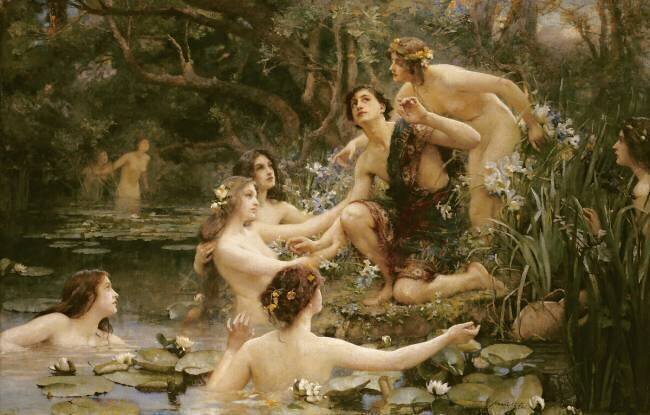 Hylas and the Water Nymphs Henrietta Rae