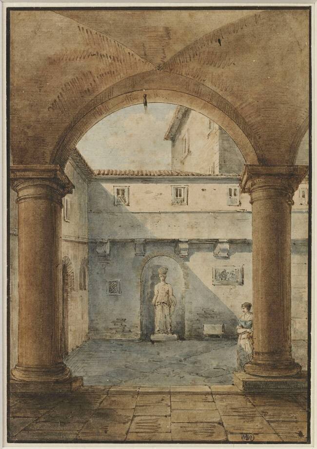 Intérieur de maison romaine François-Marius Granet