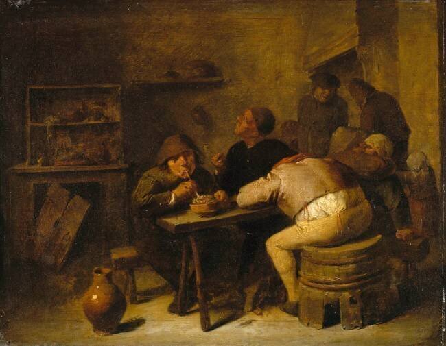 Intérieur de tabagie anonyme