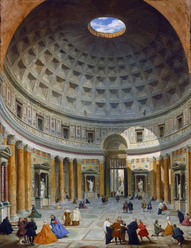 Intérieur du Panthéon, Rome Giovanni Paolo Pannini