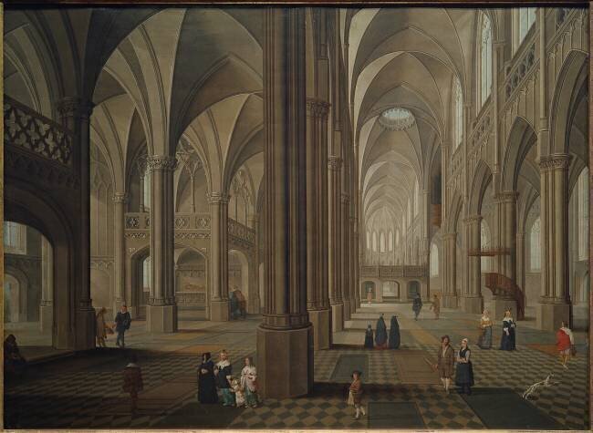 Intérieur d'une église gothique Pieter Neefs le Vieux