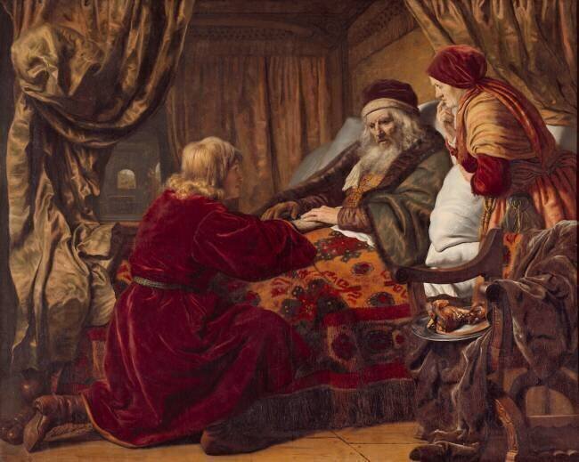 Isaac bénissant Jacob Jan Victors