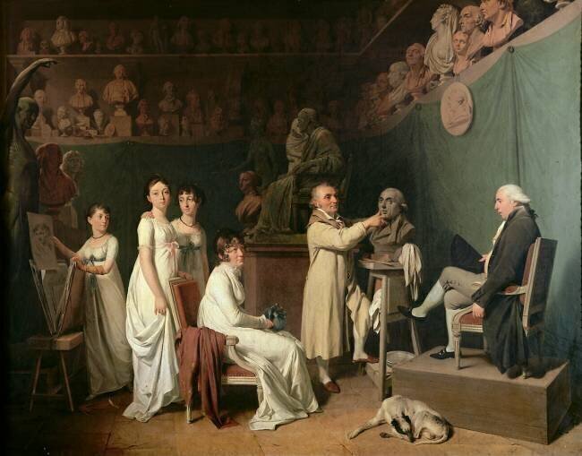 Jean Antoine Houdon (1741-1828) dans son Atelier Louis-Léopold Boilly