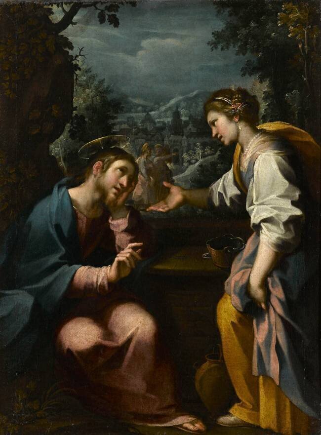 Jésus et la Samaritaine Rutilio di Lorenzo Manetti