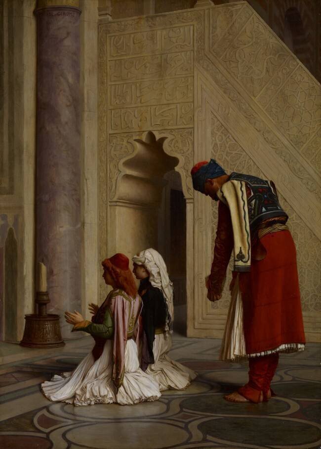Jeunes Grecs dans la mosquée Jean-Léon Gérôme