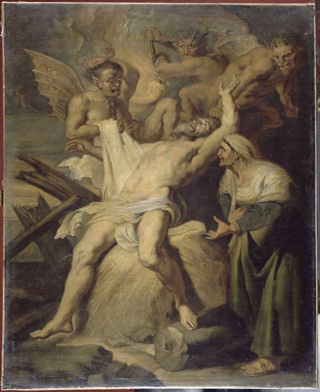 Job tourmenté par les démons Peter Paul Rubens
