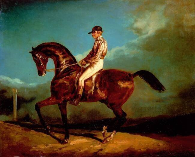 Jockey monté sur un cheval de course Théodore Géricault