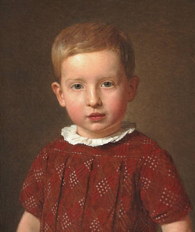 Johan Jacob Krohn enfant Christen Schjellerup Kobke
