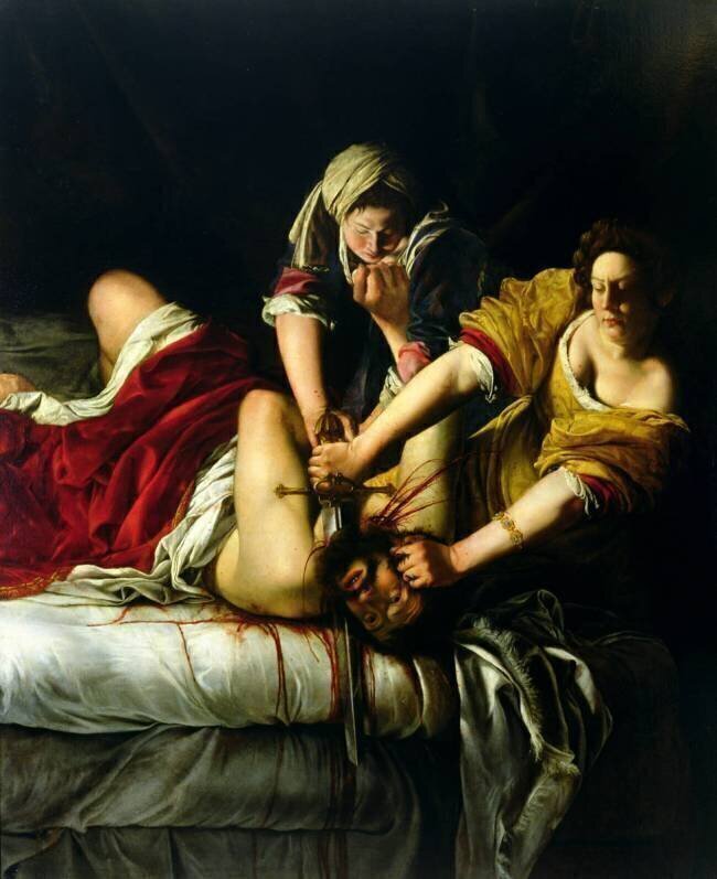 Judith décapitant Holopherne Artemisia Gentileschi