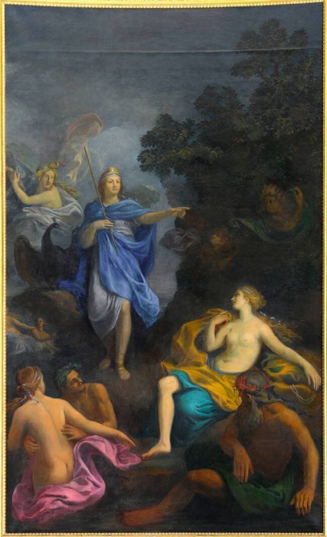 Junon se rendant chez Thétis et l'Océan pour se consoler des infidélités de Jupiter François Verdier