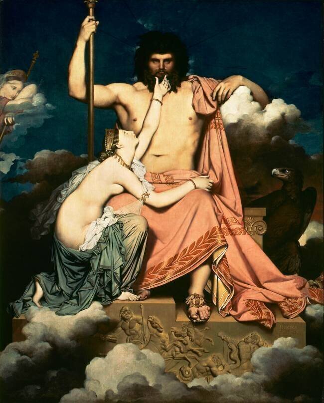 Jupiter et Thétis Jean-Auguste-Dominique Ingres