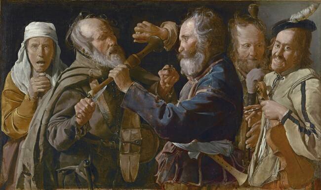 La bagarre des mendiants Georges de La Tour