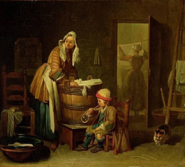 La blanchisseuse Jean Siméon Chardin