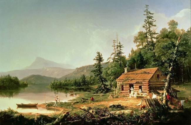 Home in the Woods Thomas Cole